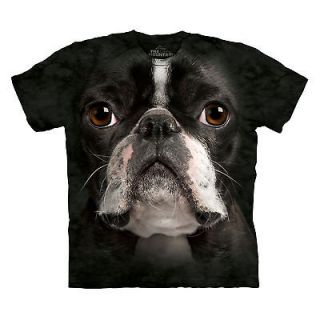THE MOUNTAIN BOSTON TERRIER SIZE SMALL CUTE PUPPY DOG PET T SHIRT