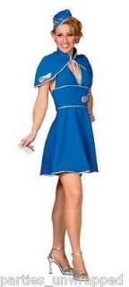 Britney Spears Air Hostess Fancy Dress Costume UK 12 14