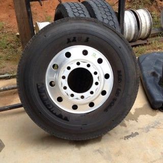 305/85 R22.5 Michelin XZU3 Tire And Alcoa Aluminum Wheel bus semi 