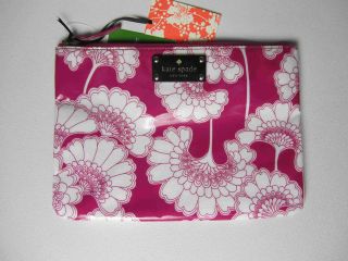 Kate Spade Florence Broadhurst Japanese Floral Gia Pink Cosmetic Pouch 