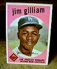 1959 Topps Jim Gilliam #306 in near mint to mint condition