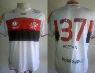 Flamengo soccer jersey Adryan # 37 brasileirão 2012 olk shirt MATCH 
