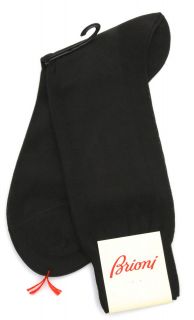 New BRIONI Italy Mens Brown Cotton Dress Socks Medium 8 8.5 9 9.5 10 