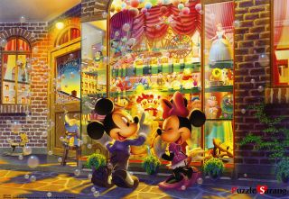 Disney ] Tenyo 4000 Pieces Jigsaw puzzles Mickey & Minnies Date
