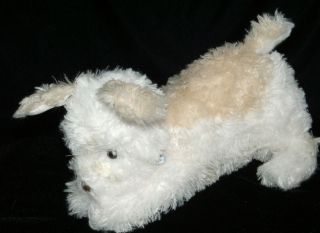 Bunnies By The Bay 9 FLUFFY WHITE & TAN SKIPIT PUPPY DOG Plush 