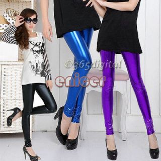 Fashion Womens Girls Metallic Colorful shiny / Sparkle Spandex Tights 