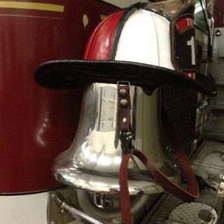 LEATHER FIREFIGHTER HELMET CHIN STRAP (Double Button)