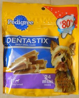 Pedigree Dentastix 6 oz. 24 Count For Toy/Small Dogs Ships Free In US