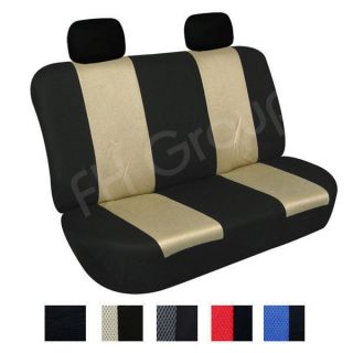   Covers Full Set Non Split Bench 4 Headrests YELLOW (Fits LaCrosse