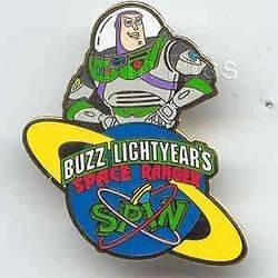 BUZZ LIGHTYEAR SPACE RANGER SPIN ATTRACTION 2003 Toy Story DISNEY PIN