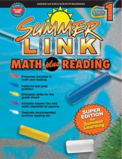 Summer Link Math plus Reading, Kindergarten Grade 1 by Vincent Douglas 