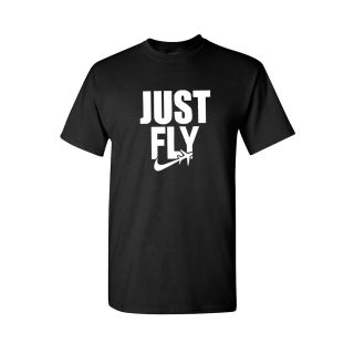 New JUST FLY T shirt Wiz Khalifa Hip Hop Rap jet life Fan Tee S 5XL