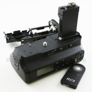 LCD Timer Battery Grip Pack for Canon EOS 550D 600D 650D Rebel T2i T3i 