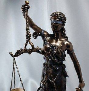 Scales of Justice Lawyer Statue for Attorney Judge BAR