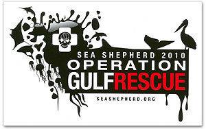 Sea Shepherd 2010 Operation Gulf Rescue Sticker   Anti BP