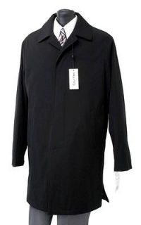 Calvin Klein Park Mens Black Raincoat Jacket Coat New