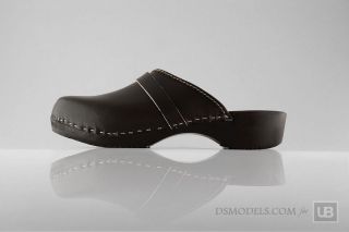 Mens clogs, swedish style, BLACK , size 10 UK