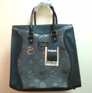 Desigual BOLS SHOPPING KOLA MONOGRAM Bag   2012 Designer Tote Purse BY 