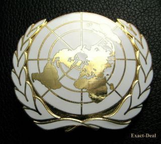 IRAQ U.N United Nations Peacekeeping Army Beret Badge