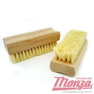 Monza Deluxe Leather Cleaner Cleaning Brush use with gliptone 