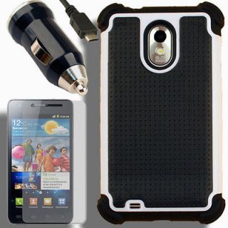 Case+Car Charger+Screen Protector for Samsung Epic 4G Touch E Galaxy S 