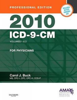 ICD 9 CM 2010 Vols. 1 2 by Carol J. Buck 2009, Paperback