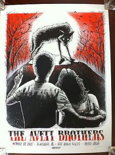 Avett Brothers poster Von Braun Center Propst Arena Huntsville, AL 10 