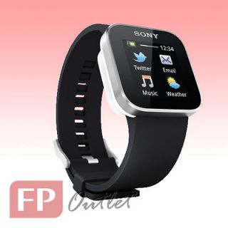 Sony SmartWatch Bluetooth MP3Player FM Radio Display SMS Email Android 