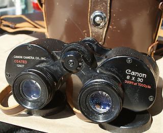 vintage CANON CAMERA COMPANY BINOCULARS   8 X 30   393 AT 1000yds 