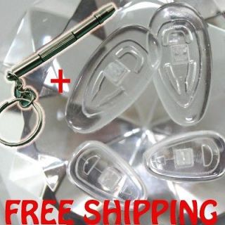 21 Silicone Eyeglass sunglass spectacle Screw In Nose Pad w 