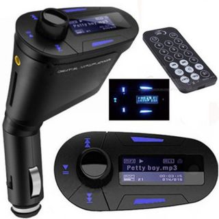 Fashion Car Kit  Player Wireless FM Transmitter USB SD Remote 