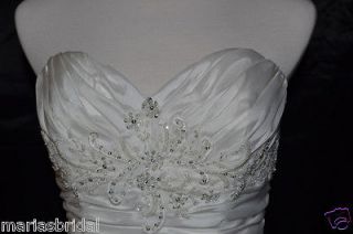 Casablanca Bridal Wedding Gown Dress 1927 sz 12