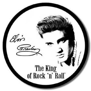 Tin Sign 11 3/4 ELVIS PRESLEY THE KING OF ROCK & ROLL Metal Sign New