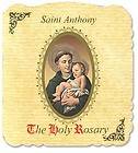 St Anthony Holy Rosary Booklet Catholic Patron Saint Prayer Book Gift 