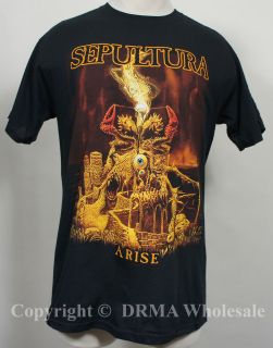 Authentic SEPULTURA Arise T Shirt M L XL Official Cavalera NEW
