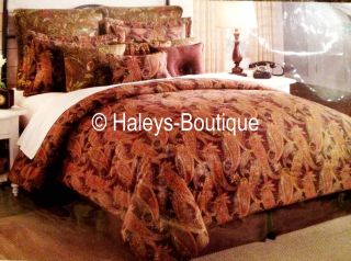 Noble Excellence Manor Hill Comforter Full Queen King Set Bedskirt 