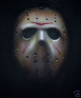 JASON VOORHEES FRIDAY THE 13TH AIRBRUSHED MASK T SHIRT