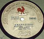 TITO SCHIPA GRANADINAS USA Pathe 54041 78 rpm Record 12