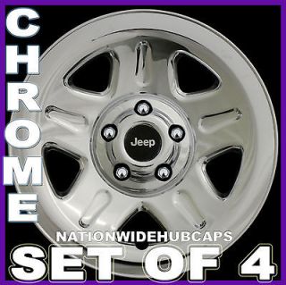 Wrangler Cherokee 15 CHROME Wheel Skins Hub Caps  Rim 