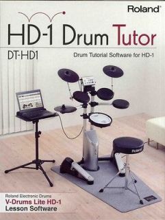 Roland HD 1 Drum Tutor Drums CD Rom, Accessory