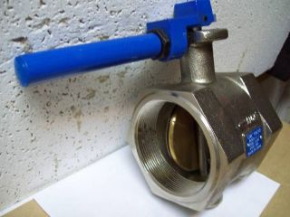 BUTTERFLY VALVE THREADED NPT 200 SERIES 4 NEW 913WH