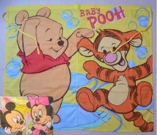 Authentic Disney BaBy Winnie the Pooh Window Door Curtain w/Strap