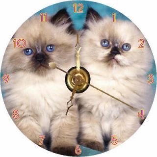 BRAND NEW Himalayan Kittens / Cat CD Clock