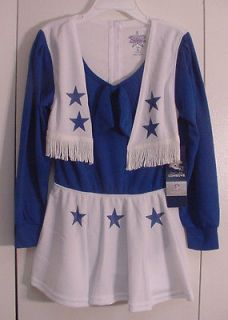   Made By Dallas Cowboys Cheerleader Cheer Uniform Dress Girls 2T XL