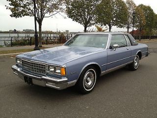 Chevrolet : Caprice Classic coupe 1984 Chevrolet Caprice Classic One 