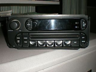   Chrysler Dodge Jeep Wrangler Ram Dakota Radio CD w/ SAT Accessories