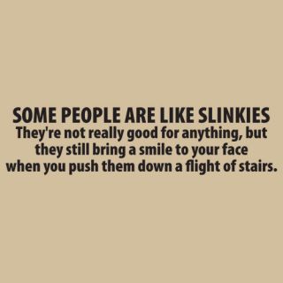 Some people are like Slinkies T Shirt S 3XL Funny College Humor Free 