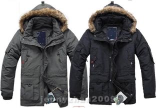 Winter Warm Waterproof Puffer Coat Men Duck Down Parka Hoodie Jacket S 