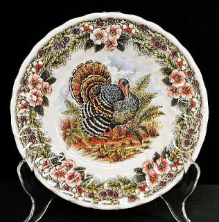 Myott/Churchill Tableware   Thanksgiving  Turkey  Salad Plate 