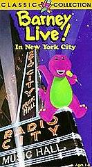 Barney   Live In New York City VHS, 2000, Classic Collection Clam 